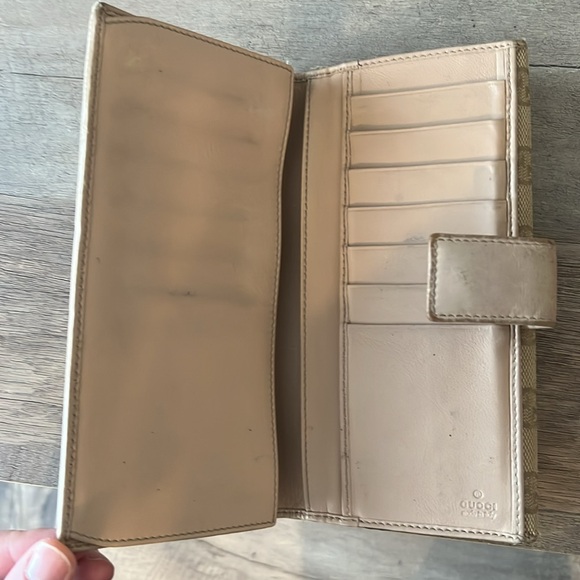 GUCCI Princy GG Logo Canvas Wallet - Picture 4 of 12